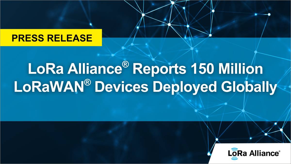 Los dispositivos conectados con la tecnología LoRaWAN alcanzan los 150 millones a nivel mundial