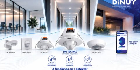 Dinuy completa su nueva generación de detectores multifunción con un modelo específico para pasillos