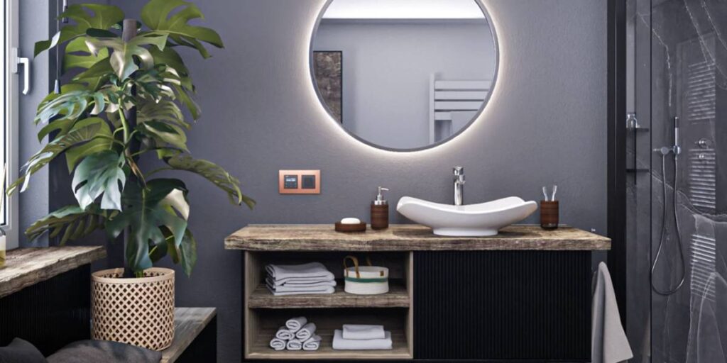 Baños sin azulejos: integración discreta de la tecnología con Gira