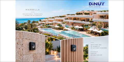 Los detectores KNX de DINUY integran las zonas exteriores de Dunique Marbella