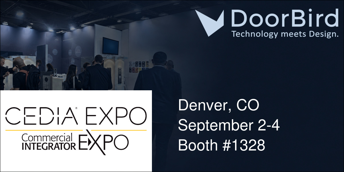 Soluciones de acceso DoorBird para videoporteros IP y control de accesos presentadas en la CEDIA Expo 2026