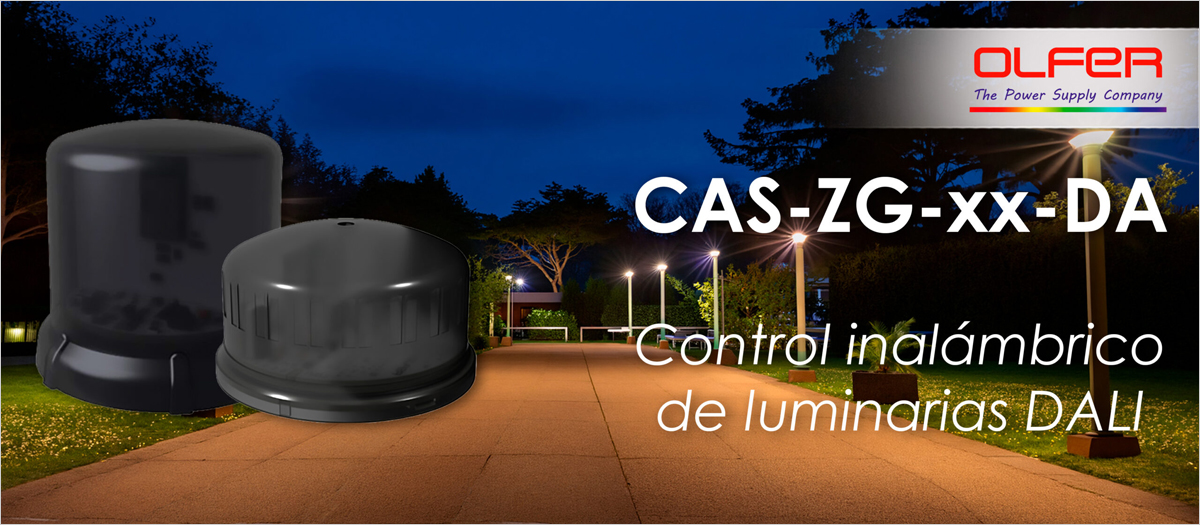 Electrónica OLFER amplía sus soluciones para alumbrado exterior con dos nodos Casambi DALI-2