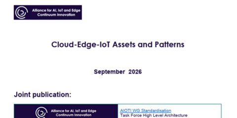 Un informe de la Alianza AIOTI plantea crear un estándar para gestionar los activos Cloud-Edge-IoT