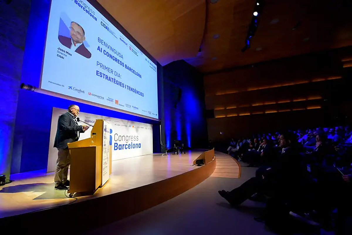 Imagen del AI Congress Barcelona sobre inteligencia artificial agéntica, automatización, seguridad y gobernanza con control humano