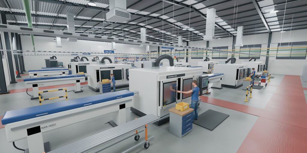 Imagen conceptual del proyecto Empatía con mundos virtuales y gemelos digitales para adaptar puestos de trabajo a las personas