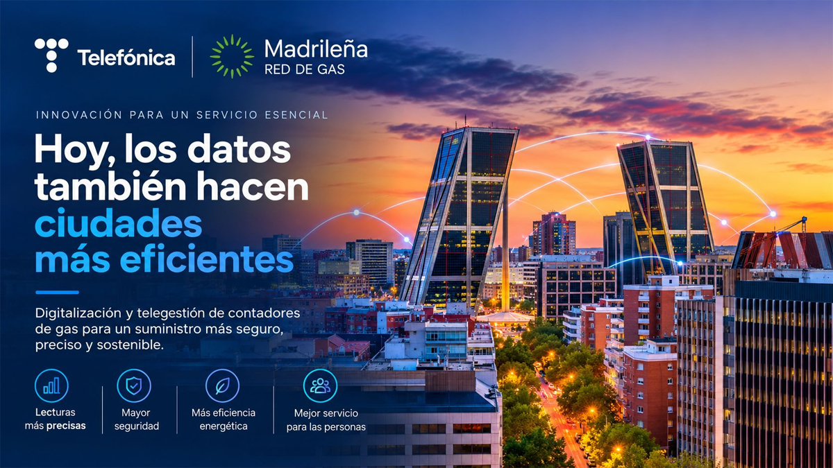 Madrileña Red de Gas integra OpenGate para monitorizar contadores y leer consumos de gas de forma remota
